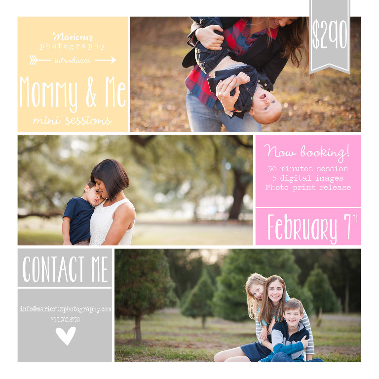 Mommy & Me Mini Sessions Houston TX Photographer