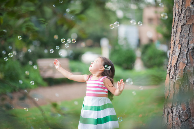More bubbles... Houston Texas Children Photographer 
