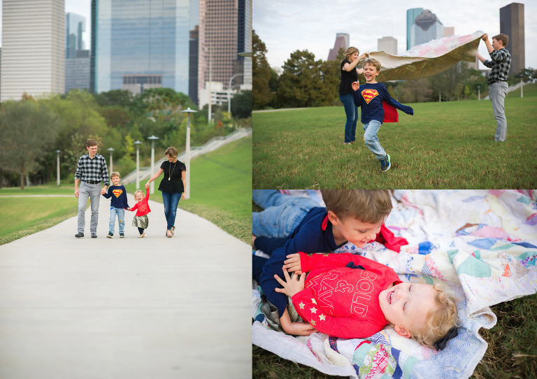 superhero family... downtown houston photographer