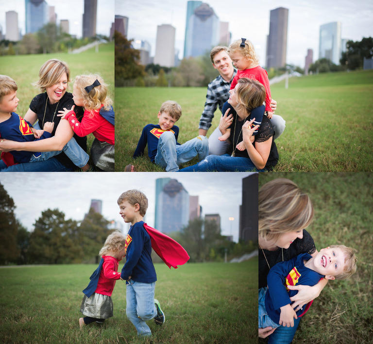 superhero family... downtown houston photographer