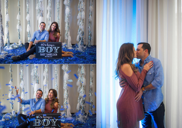 It's a boy reveal shoot in Houston Texas.