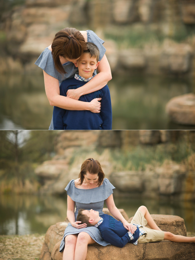 Mother and son love. Houston Texas photography.